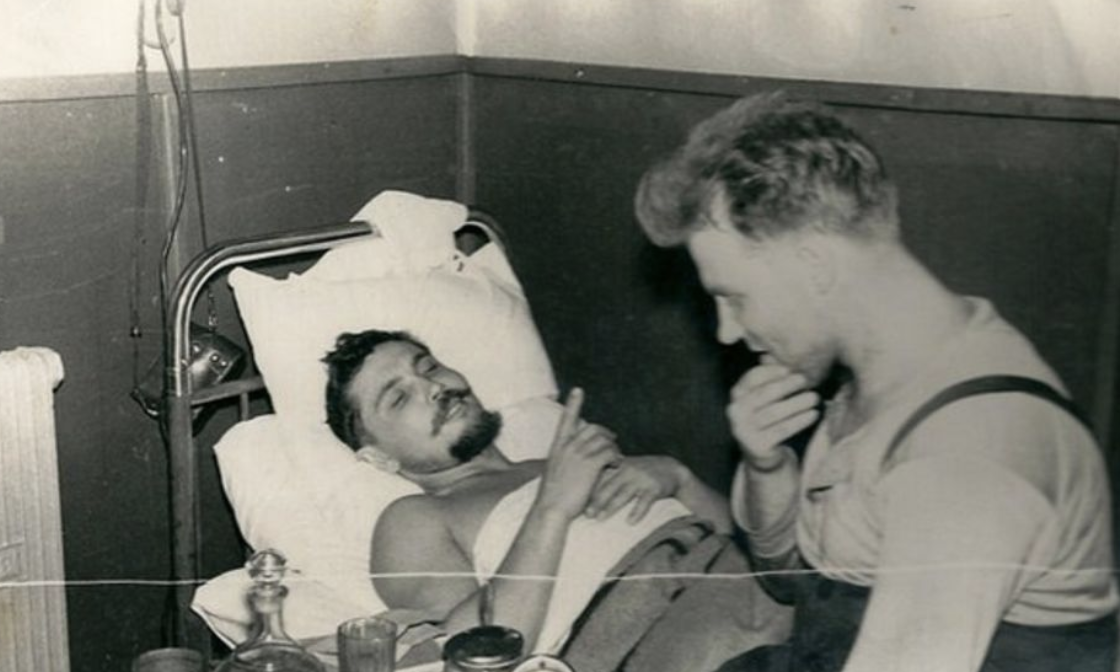 “A Soviet surgeon removed his own appendix during an Antarctic expedition in 1961. He was the only doctor of the expedition and become seriously ill. Operating mostly by feeling around, the surgeon worked for an hour and 45 minutes.”